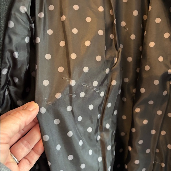 Dollhouse Vintage Gray Double-Breasted Peacoat Size Large - Picture 4 of 7